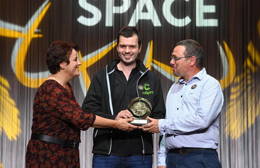 Calipro reçoit le trophée Innov'Space au salon Space 2021