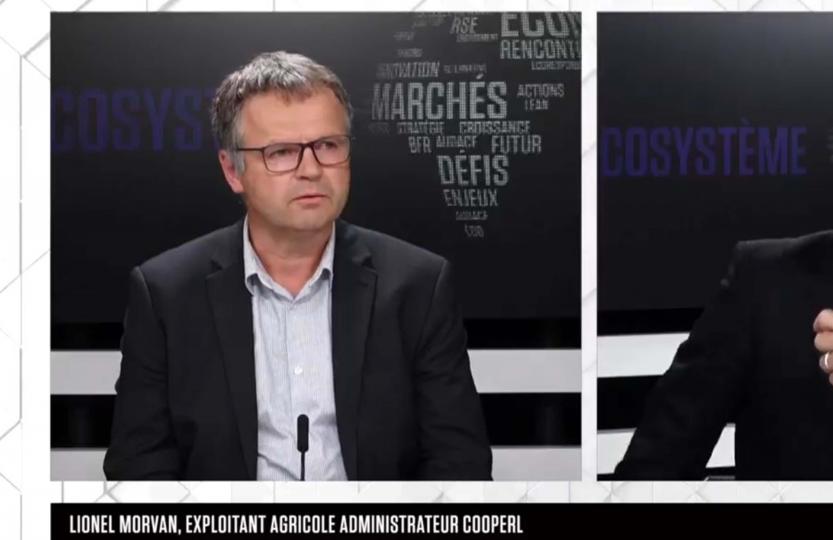 Lionel Morvan, éleveur adhérent Cooperl, évoque le partenariat avec Daunat
