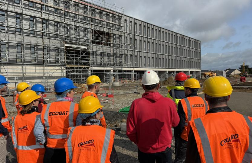 Visite du futur siège social