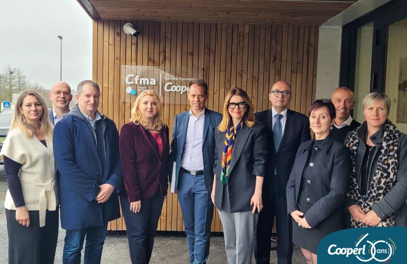 visite cooperl ambassadrice roumanie Ioana Bivolaru