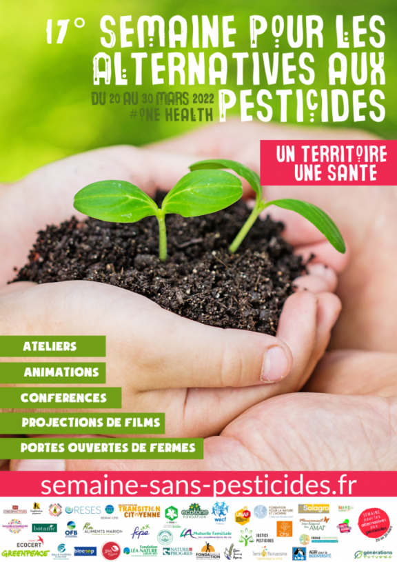 17ème édition pour les alternatives aux pesticides du 20 au 30 mars 2022