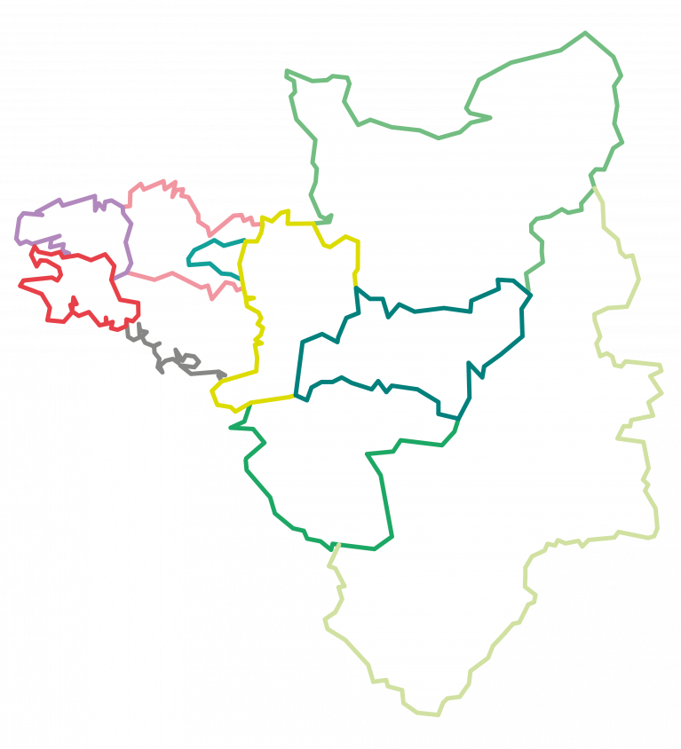 Les 9 zones de groupements d'éleveurs Cooperl