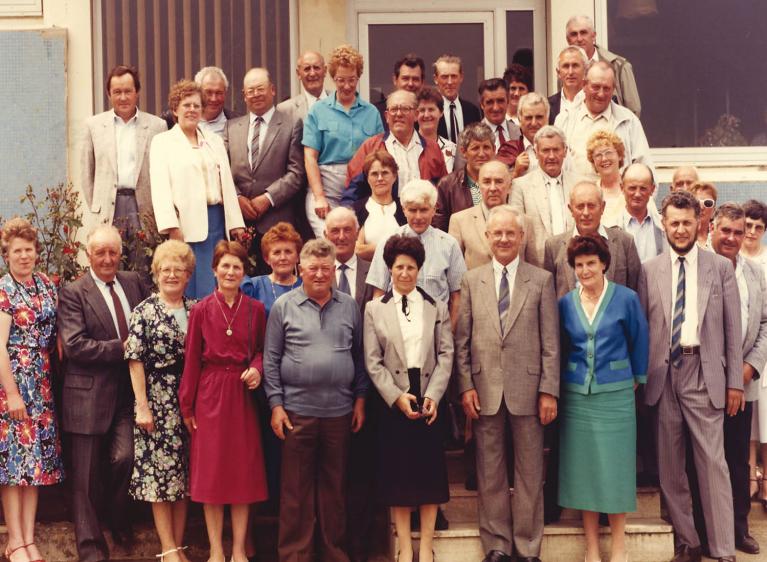 Le Conseil d'Administration prend la pose en 1986