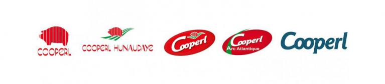 Évolution du logo Cooperl