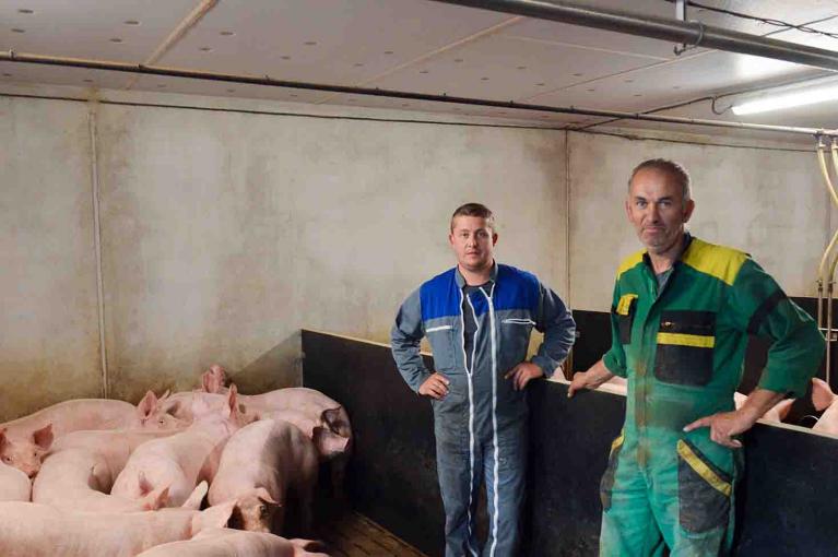Vincent Prat est éleveur de porcs et adhérent à la coopérative bretonne Cooperl