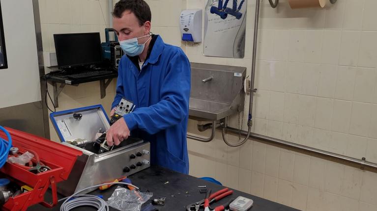 Vincent est technicien de maintenance à Cooperl Viandes à Lamballe en Bretagne