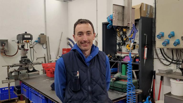 Vincent est technicien de maintenance à Cooperl Viandes à Lamballe en Bretagne