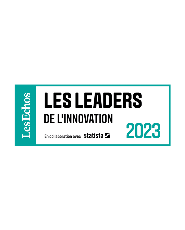 logo les leaders de l'innovation 2023 les echos et statista