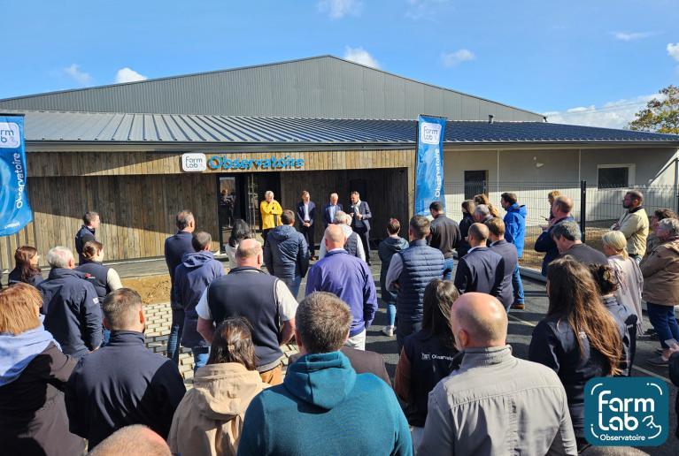 inauguration observatoire farmlab cooperl